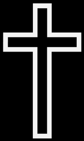 Крест белый4 - картинки для гравировки